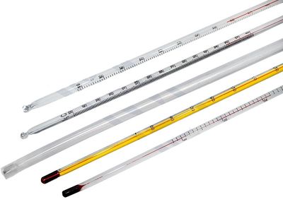 Glasthermometer 0 - 100 °C