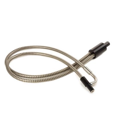 Guida luminosa flessibile a due bracci con guide luminose da 60 cm, diametro 4 mm