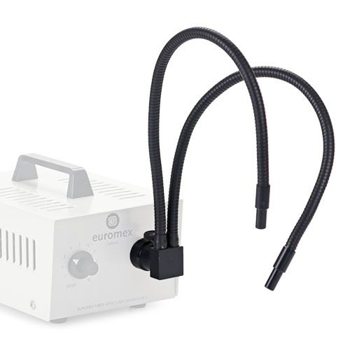 Two-armed self-supporting light guide, fiber optic, 70 cm long, 4 mm diameter