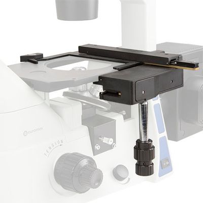 XY-Kreuztisch, 120 x 78 mm, für Oxion Inverso Inversmikroskope