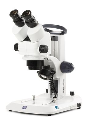 StereoBlue SB.1702 Stereo microscope Biocular with 0.5 - 5.5x zoom EVO and rack and pinion stand with 3 W LED
