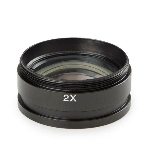 Conversion lens 2.0x. Working distance 30 mm. Not suitable for S-tripods