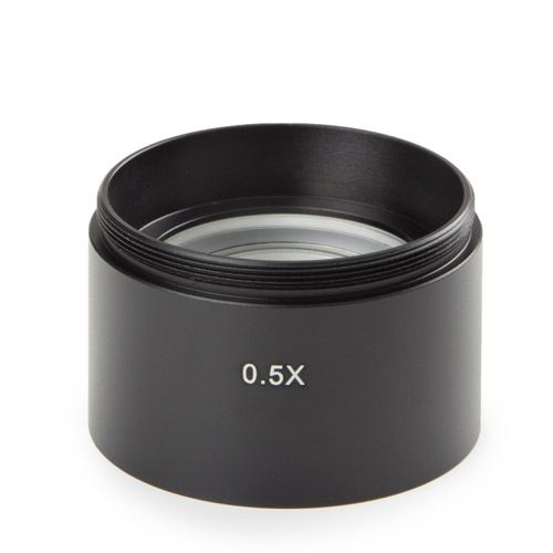 Conversion lens 0.5x. Working distance 183 mm. Not suitable for S-tripods