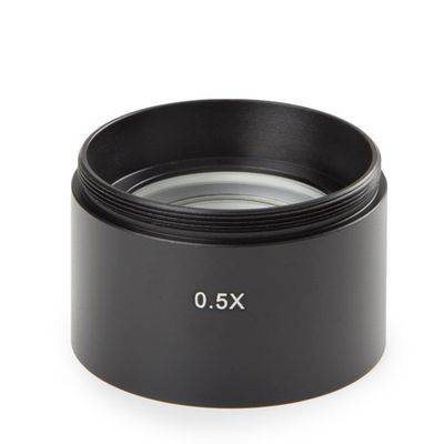 Conversion lens 0.5x. Working distance 183 mm. Not suitable for S-tripods