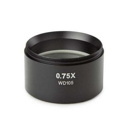 Conversion lens 0.75x. Working distance 105 mm