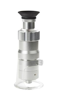 Measuring microscope (portable). with 20x magnification, LED lighting. Dispersion 0.1 mm. Measuring range 6 mm. Field of view 7.2 mm