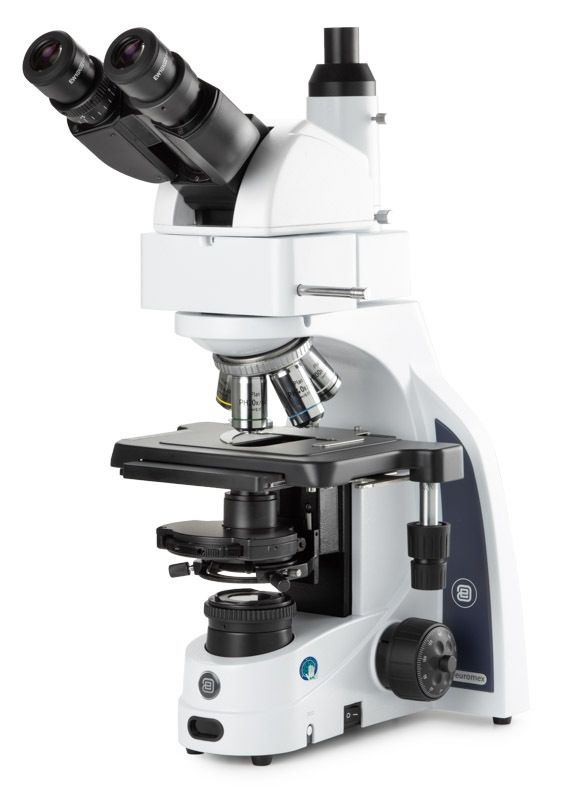 iScope IS.1159-PLPHi Biocular para contraste de fases con objetivos IOS de fase Plan, mesa cruzada sin bastidor y accesorio para fotografías (infinito - cabezal basculante ergonómico)