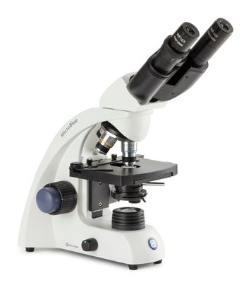 MicroBlue MB.1152 Biocular with 4/10/S40x/S60x/S100x objectives and cross stage