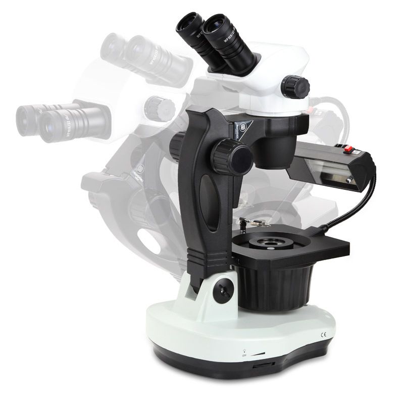 NexiusZoom (EVO) NZ.1902-GEMF for gemology Biocular with 0.67-4.5 objective and striking 7 W fluorescent lighting