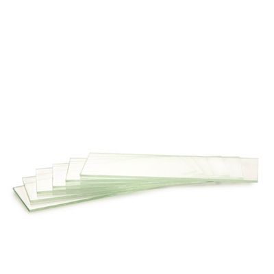 Objektträger 76 x 26 mm, Weißglas, Kanten geschliffen. Verpackt zu 50 Stück