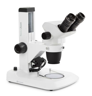 NexiusZoom NZ.1702-S Stereomicroscopio bioculare con oculare WF10x/23 mm e supporto a pignone e cremagliera