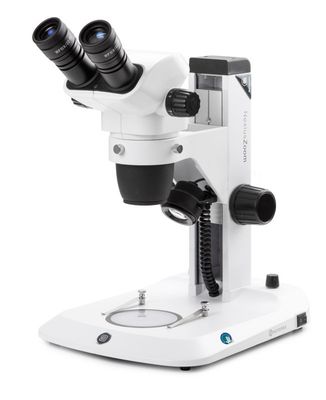 NexiusZoom NZ.1902-S Stereo Microscope Biocular with WF10x/22mm Eyepiece and Rack-and-pinion Stand