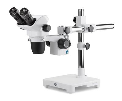 NexiusZoom NZ.1702-U Stereomikroskop Biokular mit WF10x/23mm Okular und einarmigem Schwenkarmstativ