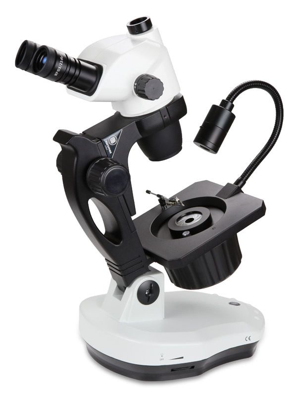 NexiusZoom (EVO) NZ.1703-GEML for gemology Triocular with 0.65-5.5 objective and striking 1 W LED lighting