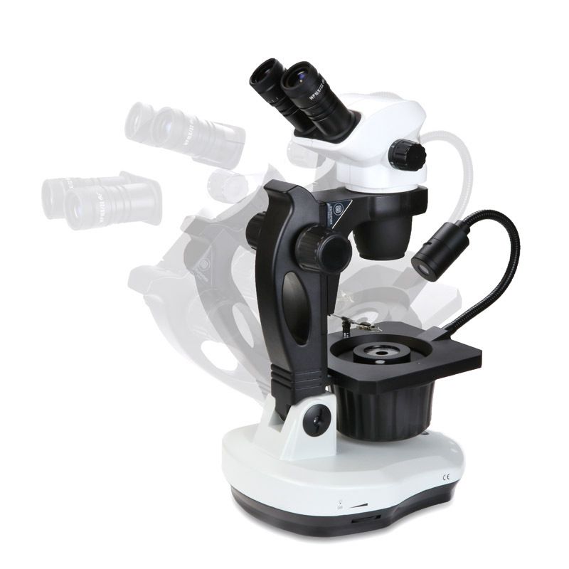 NexiusZoom (EVO) NZ.1902-GEML for gemology Biocular with 0.67-4.5 objective and striking 1 W LED lighting