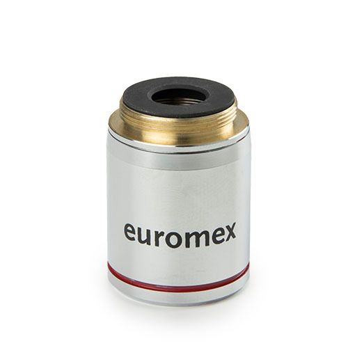 Plan Fluarex PLFi 4x/0.13 IOS infinity corrected objective. Working distance 16.3 mm