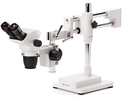 NexiusZoom NZ.1702-B Stereo Microscope Biocular with WF10x/23mm Eyepiece and Single-arm Swivel Arm Tripod