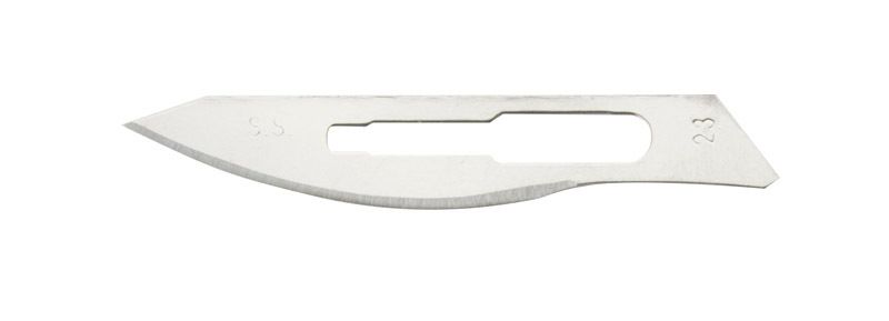 Scalpel blades pointed tip packed per 5 pieces. For PB.5094