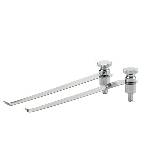 Pair of object clamps, for standard tripod
