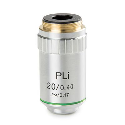 Plan PLi 20x/0,40 unendlich korrigiertes IOS-Objektiv. Arbeitsabstand 8,8 mm