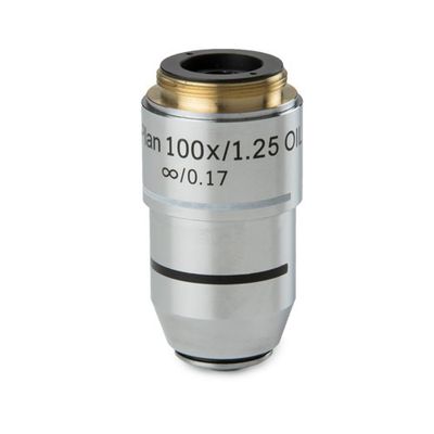 Objectif corrigé à l&#39;infini à immersion dans l&#39;huile Plan S100x/1,25