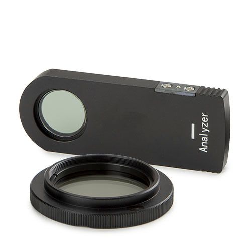 Polarizer/analyzer set for lamp housing and revolver