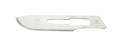 Blunt point scalpel blades packed per 5 pieces. For PB.5094