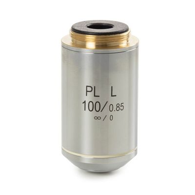 Plan PLMi S100x/0.85 infinity corrected IOS lens. Working distance 0.4 mm