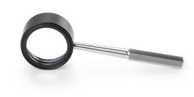 Lente d&#39;ingrandimento portatile con ingrandimento 10x. Ø25mm. lente aplanatica.