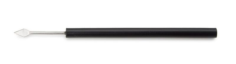Preparation needle with lancet tip