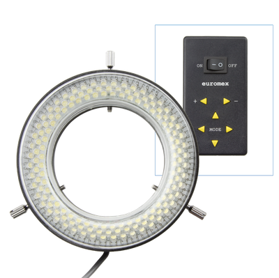 Illuminazione ad anello 144 LED con intensità luminosa regolabile