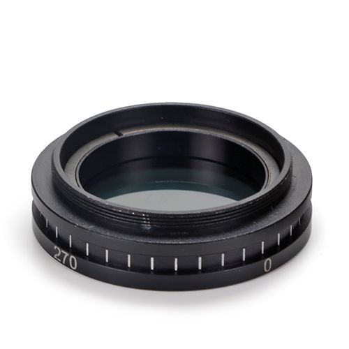 360Ø rotatable analyzer in mount to be screwed under the head of NexiusZoom