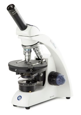 BioBlue BB.4240-P-HLED Monocular with 4x/10x/S40x/S60x objectives, polarization, without cross table