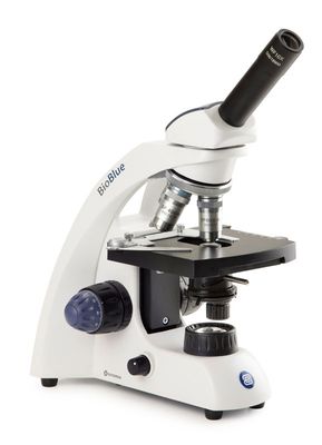 Monoculare BioBlue BB.4240 con obiettivi 4x/10x/40x/S60x, con tavola a croce