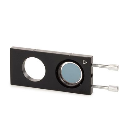 Carriage with dark field disc for Abbe condenser with opening for bScope. Needs condenser with orifice (BS.9102)
