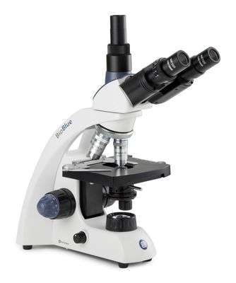 BioBlue BB.4253 Trioculare con obiettivi 4x/10x/40x/S100x, con tavola a croce