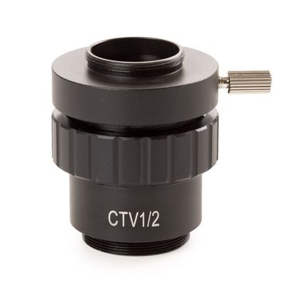Adattatore C-ring con obiettivo 0,5x per fotocamere da 1/2 pollice