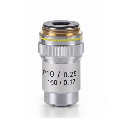 Semi plan achromatic DIN 10x NA 0.25 objective