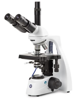 bScope BS.1153-EPL/DF for dark field. Triocular with HWF 10x/20 mm eyepieces and Quadruple revolver E-plan 4/10/S40 S100x oil