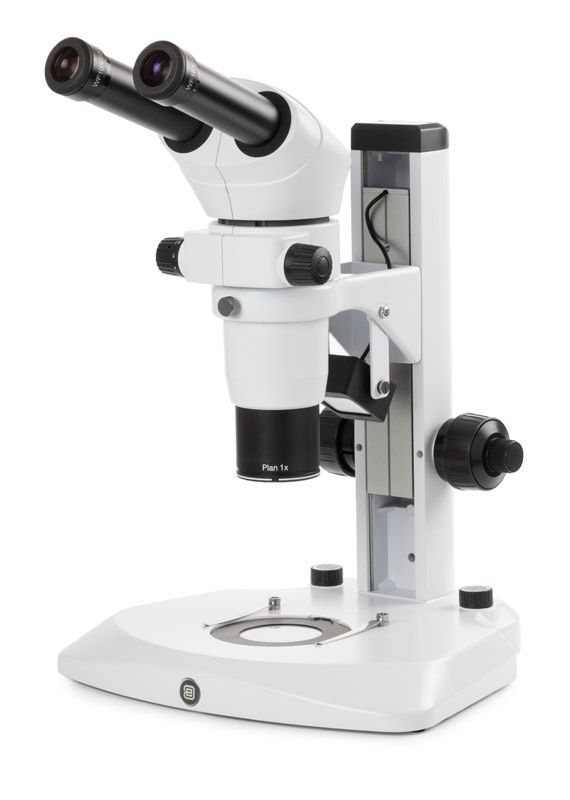 DZ series DZ.1105 Stereo microscope with binocular head, 20° tube and magnifications from 8 to 80x
