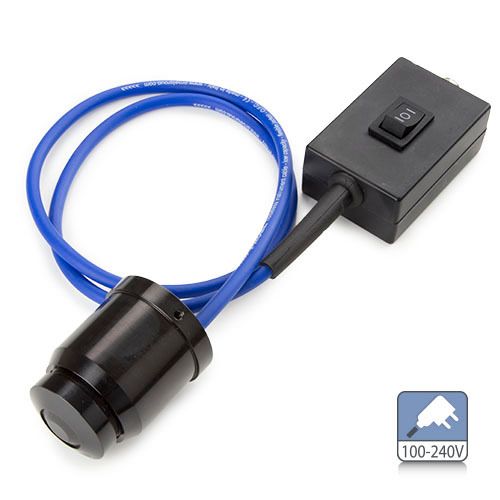 Condensatore con specchio cardioide e illuminazione LED da 5 Watt per campo scuro