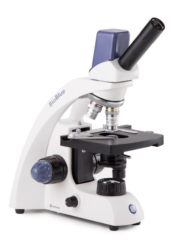 BioBlue BB.4225 Digital Monocular with 4x/10x/S40x objectives, with cross table
