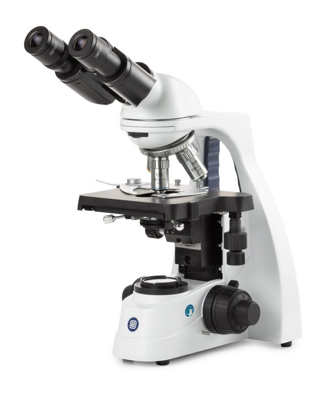 bScope BS.1152-PLi/4N für Hellfeld. Biokular mit HWF 10x/20 mm Okularen und Vierfachrevolver Plan IOS 4/10/S40/S100x