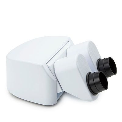 Testata stereo binoculare ergonomica DZ con tubo angolato da 5-35 Ø. Si monta su un modulo DZ Zoom