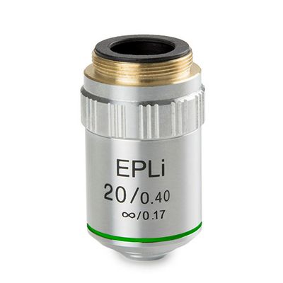 E-plan EPLi 20x/0,40 stufenlos korrigiertes IOS-Objektiv. Arbeitsabstand 2,61 mm