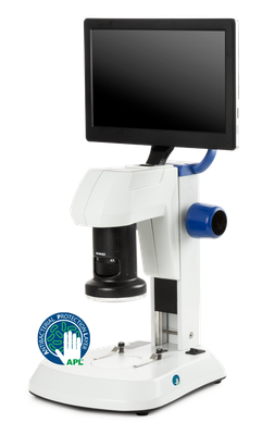 EduBlue LCD ED.3000 Microscopio estereoscópico con pantalla LCD y cámara de 2 MP