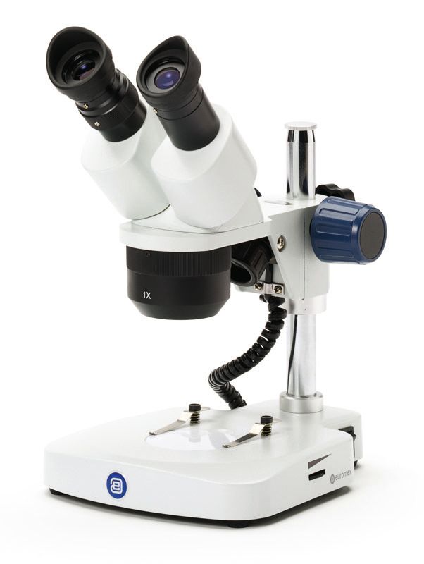 EduBlue ED.1402-P Stereo Microscope Biocular with 2x/4x Objectives and Column Tripod
