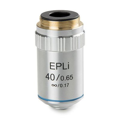 E-plan EPLi S40x/0,65 unendlich korrigiertes IOS-Objektiv. Arbeitsabstand 0,78 mm