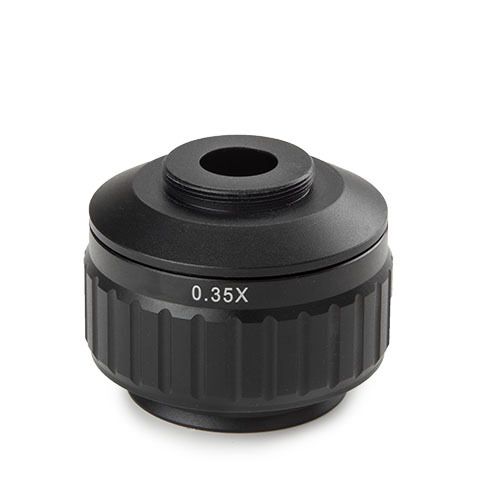 Photo adapter with 0.33x lens for Oxion (revision 2) and Oxion Inverso inverted microscopes and 1/3 inch camera with C-ring