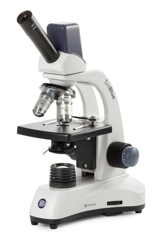 EcoBlue digital EC.1605 Mono eyepiece with 4x/10x/S40x/S60x objectives, without cross table